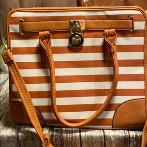 Striped Purse